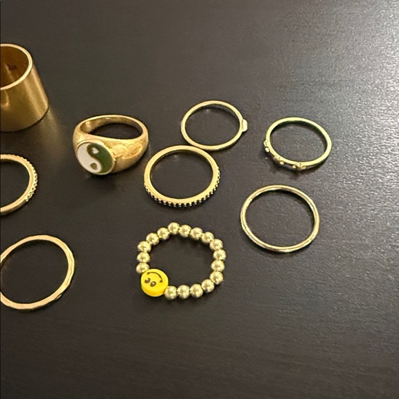 Madewell Gold and Silver Ring Set - Picture 2 of 3